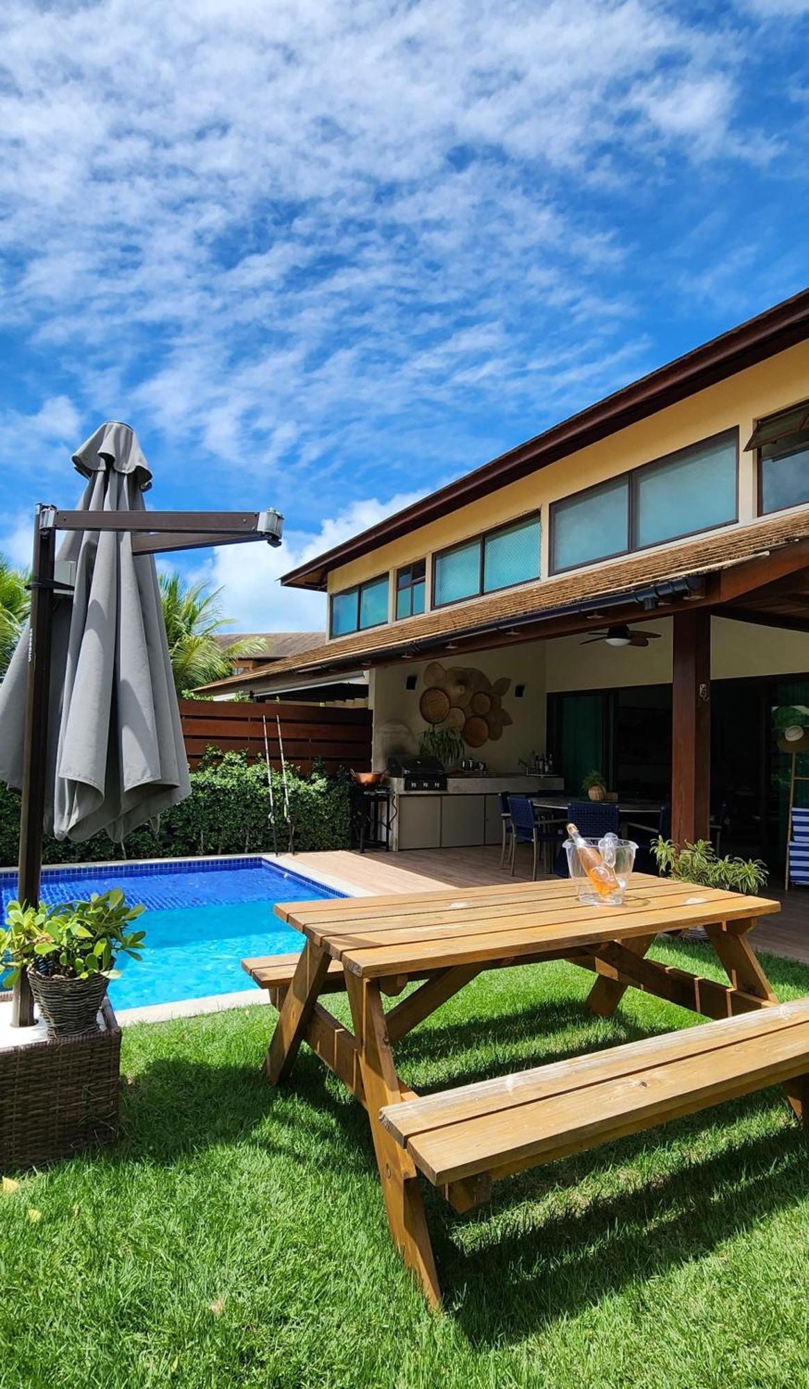 Casa Luxo Com Piscina Privativa Proximo A Igrejinha - Com Colaboradora E Enxoval Villa ปรายา ดอส การ์เนย์รอส ภายนอก รูปภาพ