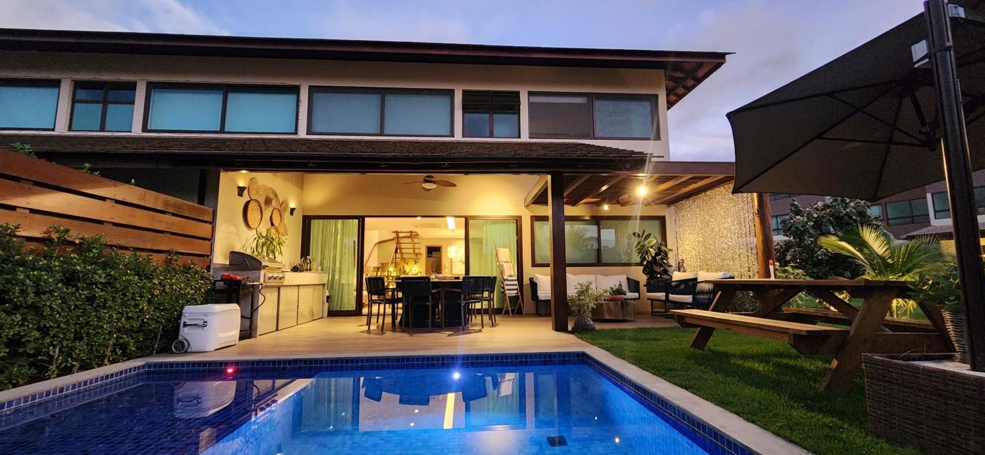 Casa Luxo Com Piscina Privativa Proximo A Igrejinha - Com Colaboradora E Enxoval Villa ปรายา ดอส การ์เนย์รอส ภายนอก รูปภาพ