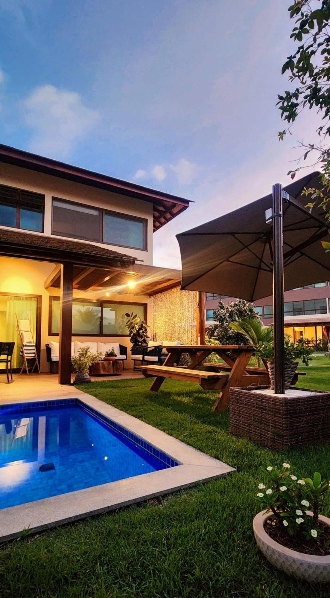 Casa Luxo Com Piscina Privativa Proximo A Igrejinha - Com Colaboradora E Enxoval Villa ปรายา ดอส การ์เนย์รอส ภายนอก รูปภาพ